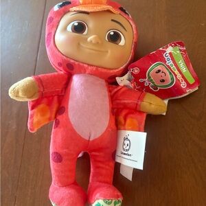 CoComelon Red Dinosaur Plush Toy